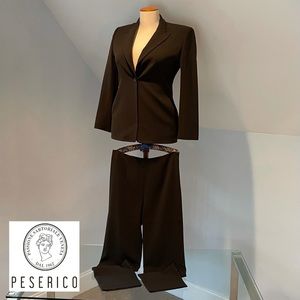 Exquisite PESERICO fine wool suit Italian size(48)